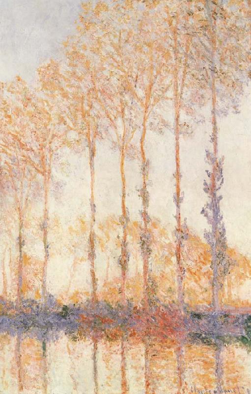 Claude Monet Peupliers an Bourd de l-Epte Spain oil painting art